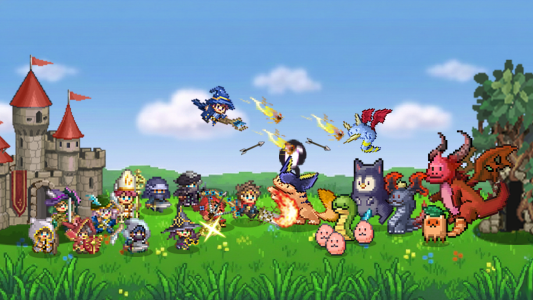 اسکرین شات 1 بازی Waggle Squad: Pixel Defense