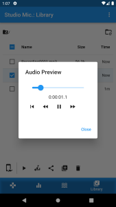 اسکرین شات 7 برنامه Studio Microphone/Recorder