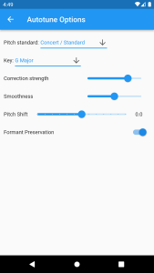 اسکرین شات 6 برنامه Studio Microphone/Recorder