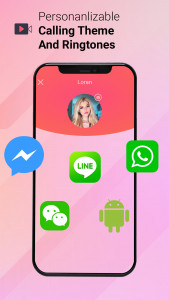 اسکرین شات 3 برنامه Fake video call - Prank call