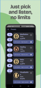 اسکرین شات 3 برنامه Brain Waves - Binaural Beats