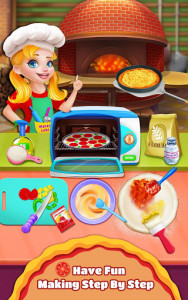 اسکرین شات 1 بازی Sweet Pizza Shop - Cooking Fun