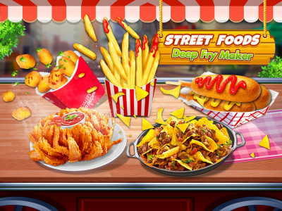 اسکرین شات 1 بازی Street Food: Deep Fried Foods