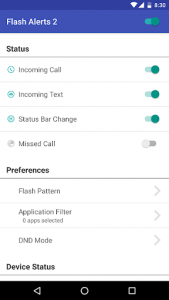 اسکرین شات 1 برنامه Flash Alerts 2