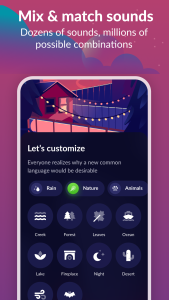 اسکرین شات 3 برنامه Sleep Sounds