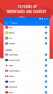 اسکرین شات 4 برنامه Tradays FX Economic Calendar