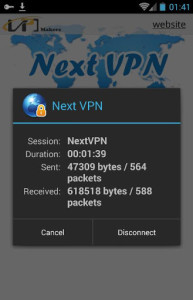 اسکرین شات 3 برنامه Next VPN
