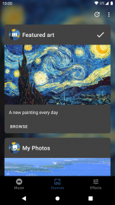 اسکرین شات 4 برنامه Muzei Live Wallpaper