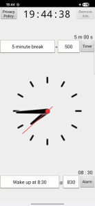 اسکرین شات 3 برنامه Analog Clock Second Widget