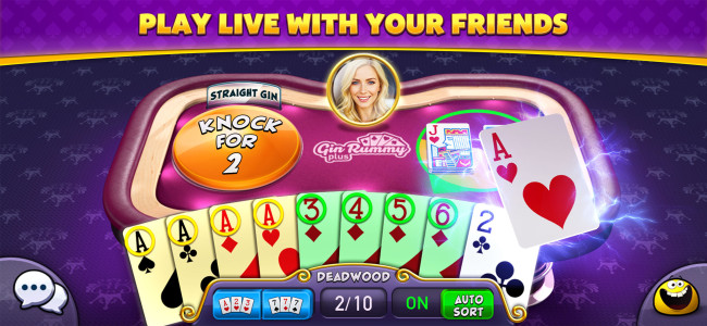 اسکرین شات 2 بازی Gin Rummy Plus: Fun Card Game