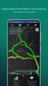 اسکرین شات 4 برنامه Coverage - Cell and WiFi Test