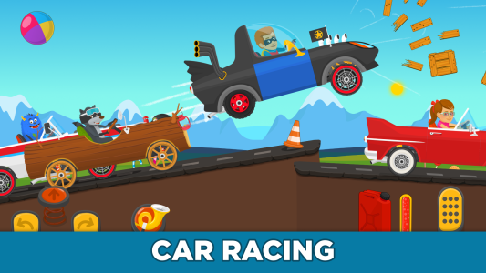 اسکرین شات 1 بازی Racing car games for kids 2-5