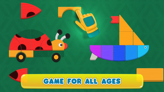 اسکرین شات 2 بازی Cosmo Shapes Puzzles for kids
