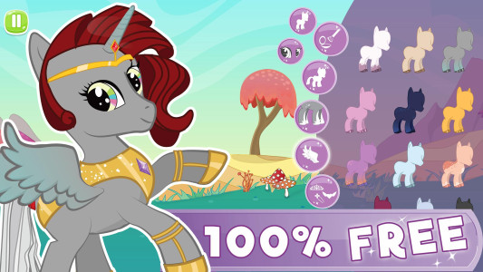 اسکرین شات 1 بازی Pony Dress Up 2