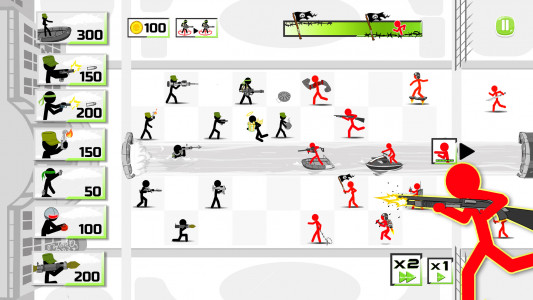 اسکرین شات 1 بازی Stickman Army : The Defenders