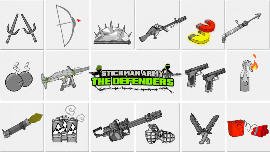 اسکرین شات 5 بازی Stickman Army : The Defenders
