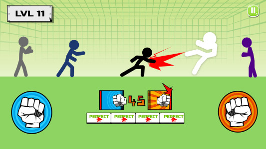 اسکرین شات 1 بازی Stickman fighter : Epic battle