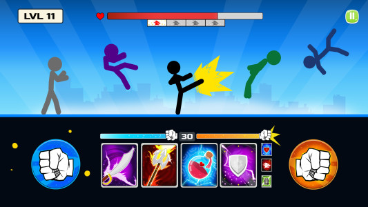 اسکرین شات 1 بازی Stickman Fighter : Mega Brawl