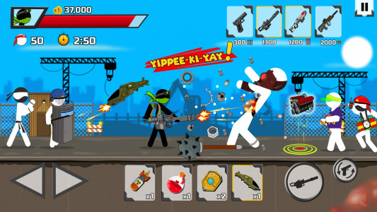 اسکرین شات 1 بازی Stickman maverick : bad boys