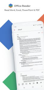 اسکرین شات 1 برنامه Office Reader - PDF,Word,Excel