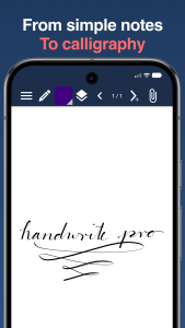 اسکرین شات 2 برنامه HandWrite Pro Vector Notes