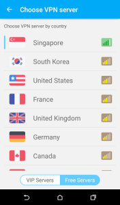 اسکرین شات 2 برنامه Zero VPN