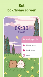 اسکرین شات 5 برنامه Kawaii Aesthetic Wallpaper