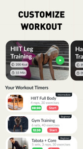 اسکرین شات 5 برنامه HIIT • Workouts & Timer