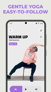 اسکرین شات 7 برنامه Chair Yoga for Seniors-EasyFIT