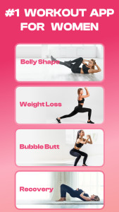 اسکرین شات 1 برنامه Workout for Women: Fit & Sweat