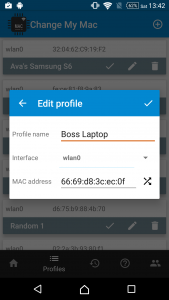 اسکرین شات 4 برنامه Change My MAC - Spoof Wifi MAC