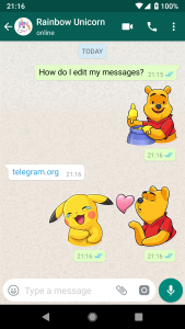 اسکرین شات 2 برنامه WASticker Animated Cartoons