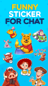اسکرین شات 5 برنامه WASticker Animated Cartoons