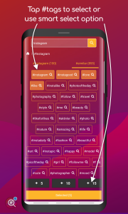 اسکرین شات 4 برنامه Hashtag Inspector PRO