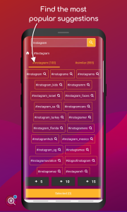 اسکرین شات 2 برنامه Hashtag Inspector PRO
