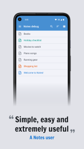 اسکرین شات 1 برنامه Notes
