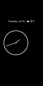 اسکرین شات 1 برنامه Widget Screensaver