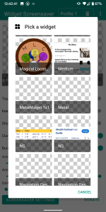 اسکرین شات 3 برنامه Widget Screensaver