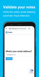 اسکرین شات 4 برنامه Pollie: Create Polls