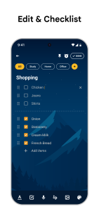 اسکرین شات 4 برنامه Notes: Color Notepad, Notebook
