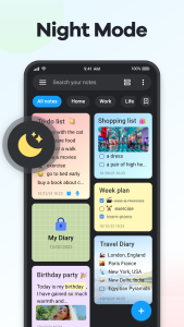 اسکرین شات 6 برنامه Notes: Easy Notebook, Notepad