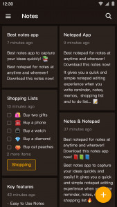 اسکرین شات 3 برنامه Notes