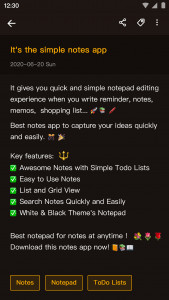 اسکرین شات 5 برنامه Notes