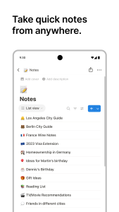 اسکرین شات 5 برنامه Notion: Notes, Tasks, AI