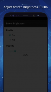 اسکرین شات 3 برنامه Lower Brightness Screen Filter