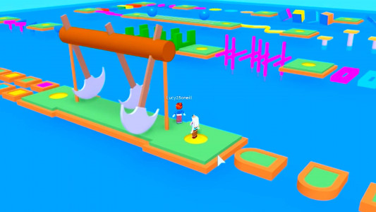 اسکرین شات 2 بازی Obby Parkour games: lava mod