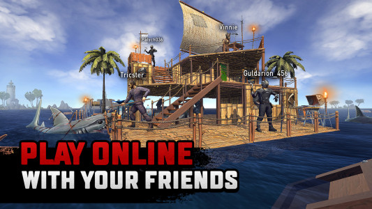 اسکرین شات 1 بازی Raft® Survival: Sandbox Game