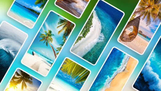 اسکرین شات 1 برنامه ⁦Ocean Wallpapers 4K⁩