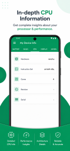 اسکرین شات 4 برنامه My Device Info - Hardware & OS