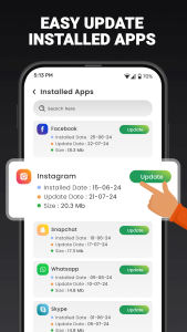 اسکرین شات 4 برنامه Phone Software Update App